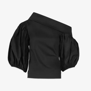 TANYA TAYLOR georgia top - black